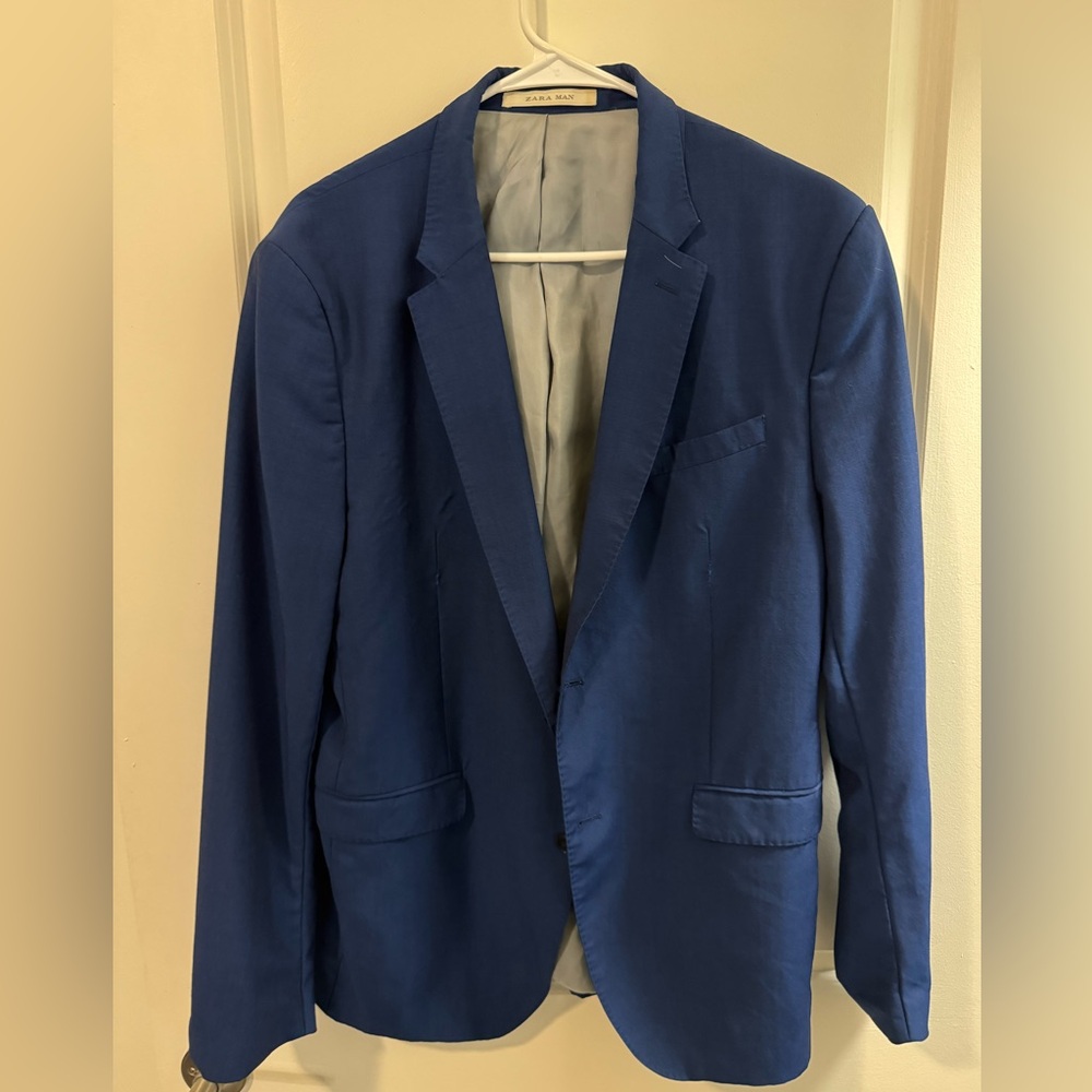 Zara Royal Blue Men's Blazer